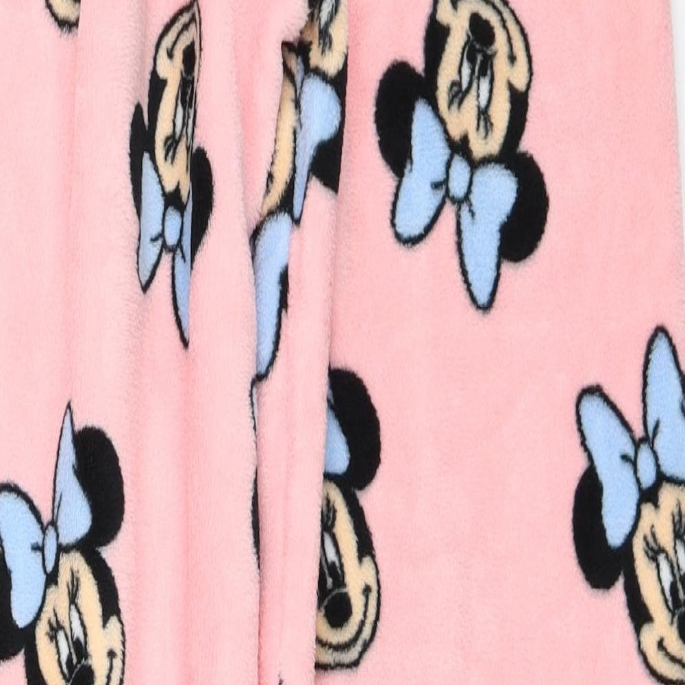 Primark Womens Pink Solid  Top Pyjama Pants Size XS  - minnie mouse