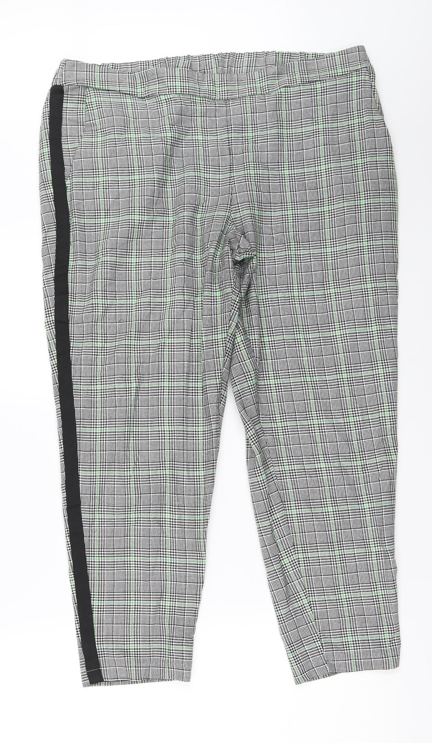 Primark Womens Grey   Capri Trousers Size 18 L25 in