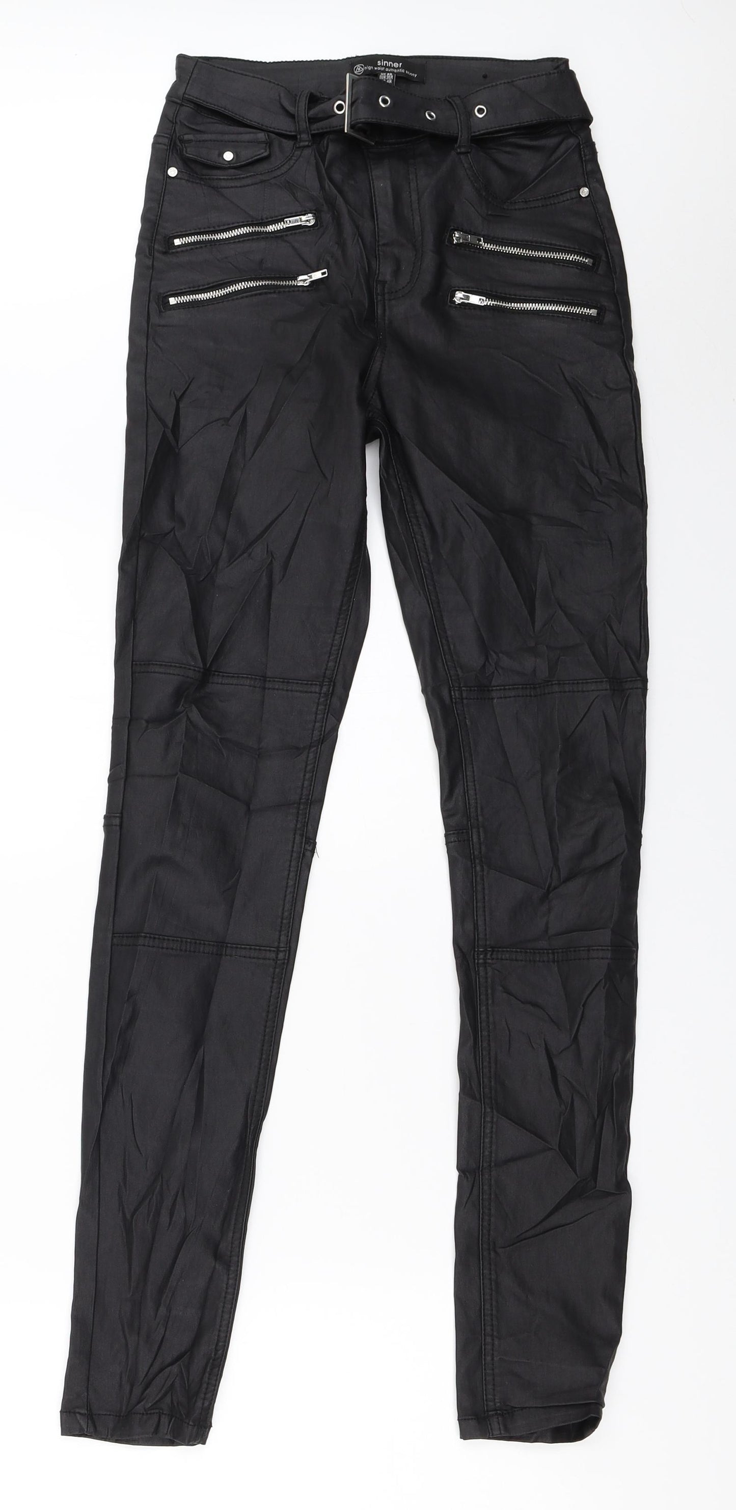 Missguided Womens Black   Skinny Jeans Size 8 L30 in