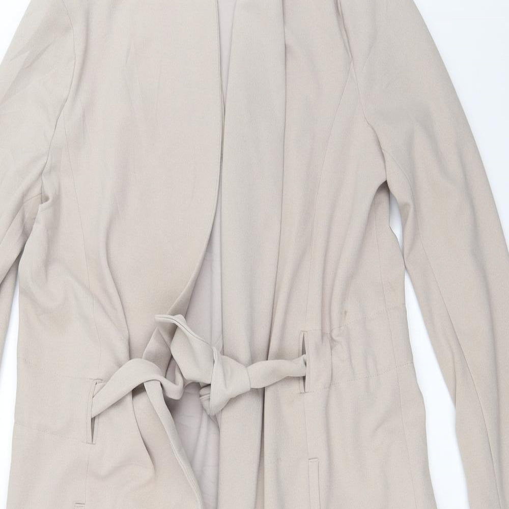 NEXT Womens Beige   Overcoat Coat Size 12