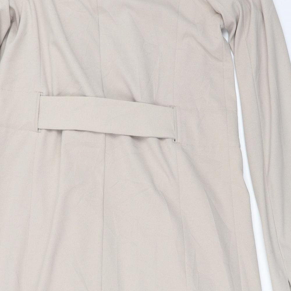 NEXT Womens Beige   Overcoat Coat Size 12