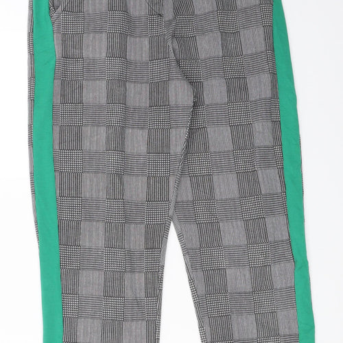 Ayanapa Womens Grey   Trousers  Size 8 L24.5 in