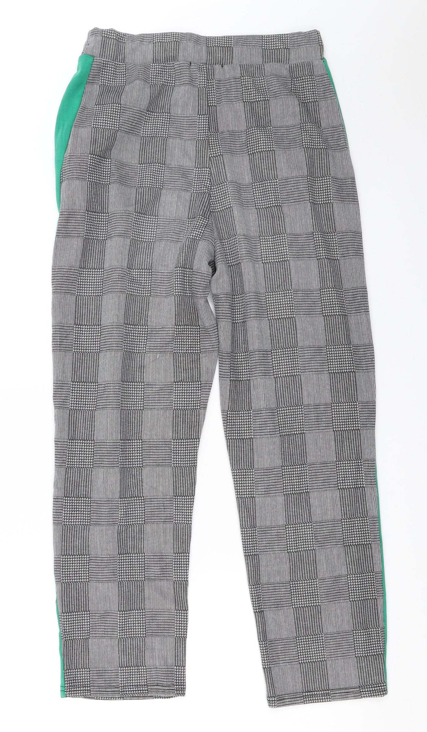 Ayanapa Womens Grey   Trousers  Size 8 L24.5 in