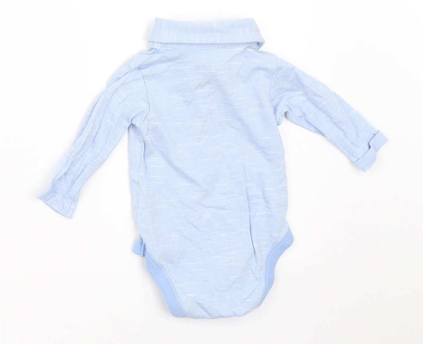 Nutmeg Boys Blue   Babygrow One-Piece Size Newborn
