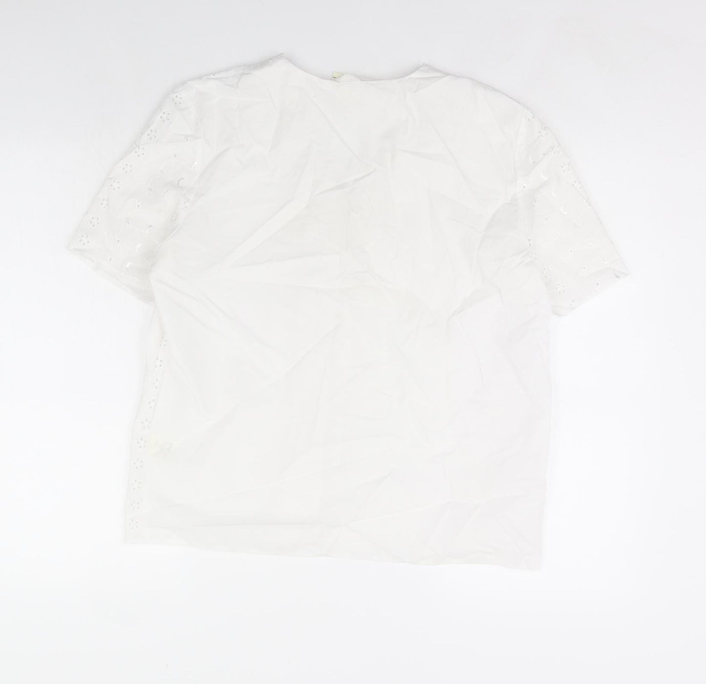 Style cut Womens White   Basic Button-Up Size 14