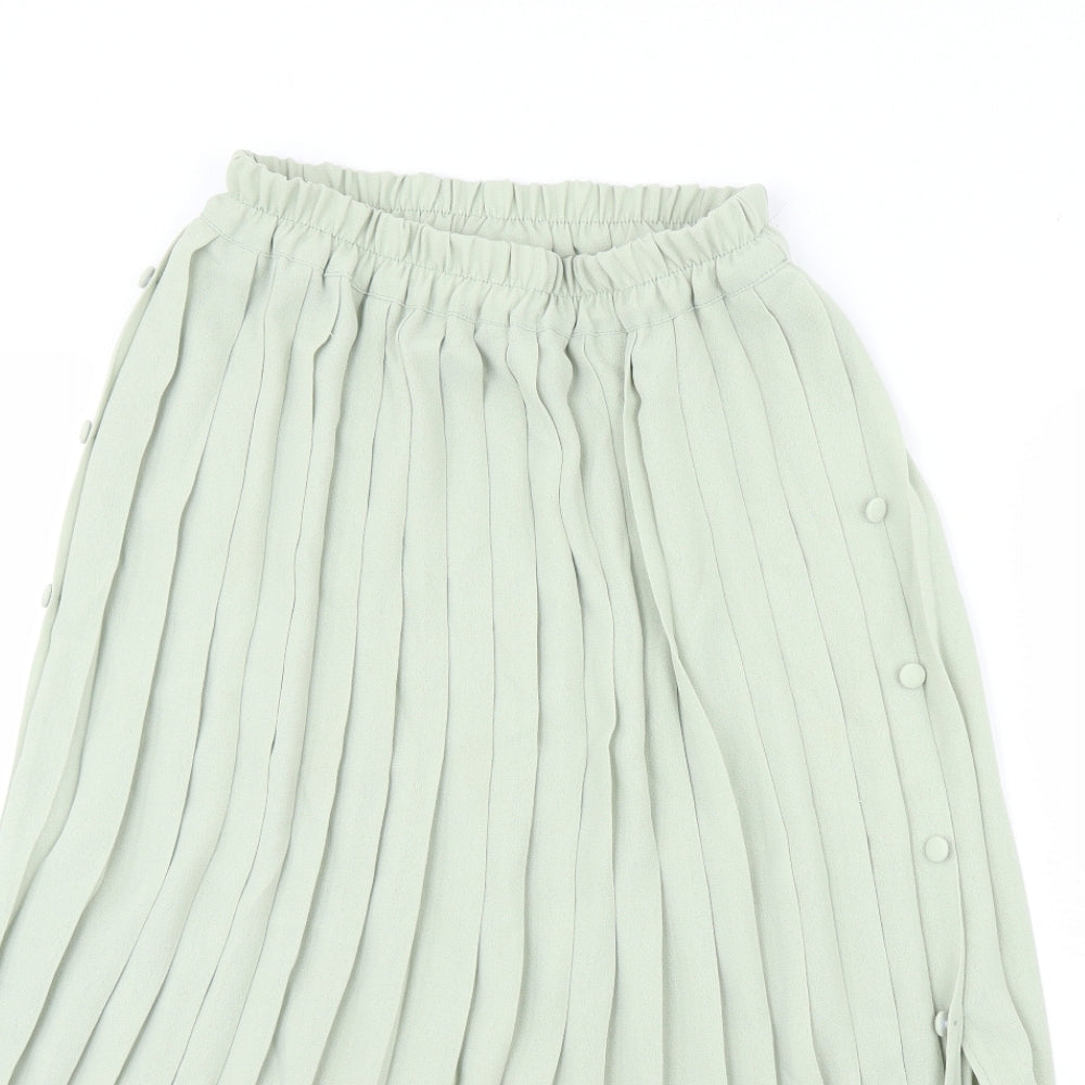 Stephen Womens Green   Flare Skirt Size S