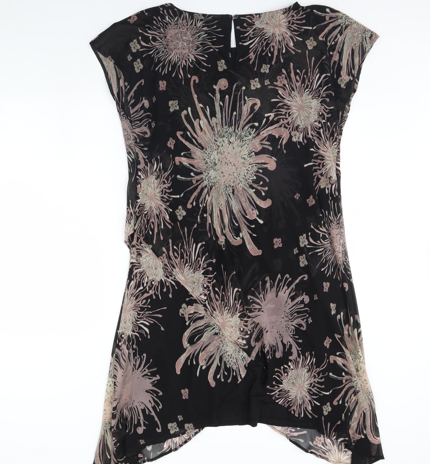 NEXT Womens Black Floral  Fit & Flare  Size 22