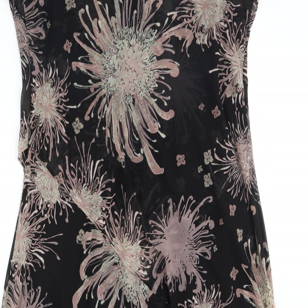 NEXT Womens Black Floral  Fit & Flare  Size 22