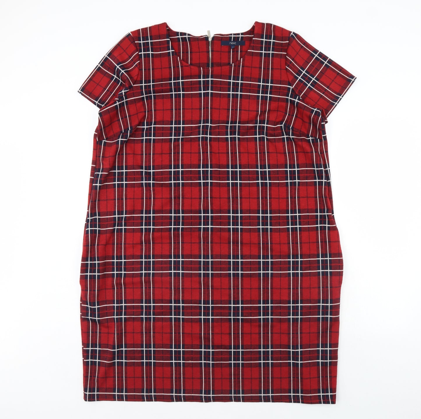 NEXT Womens Red Check  Mini  Size 22