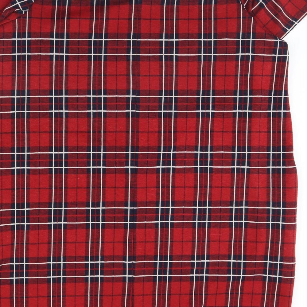 NEXT Womens Red Check  Mini  Size 22