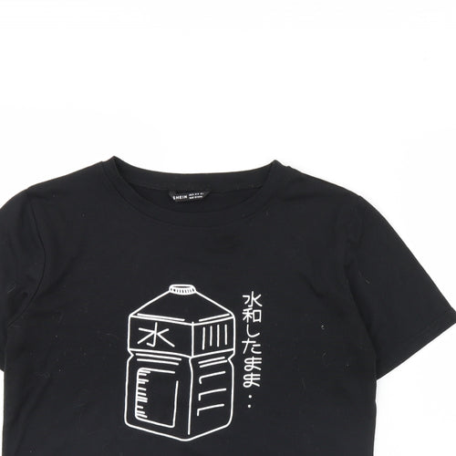 SheIn Womens Black   Basic T-Shirt Size M