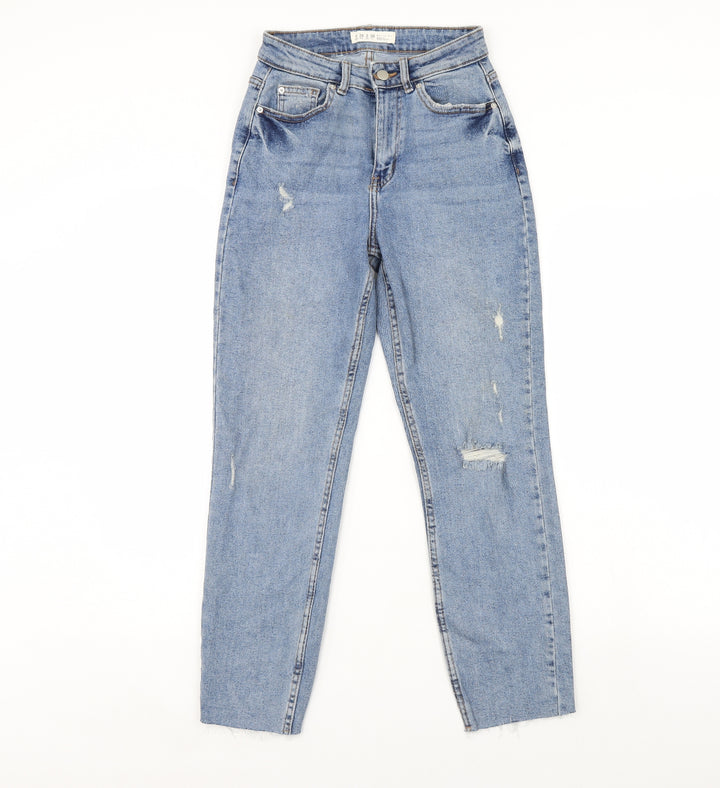 Denim & Co. Womens Blue  Denim Skinny Jeans Size 6 L28 in