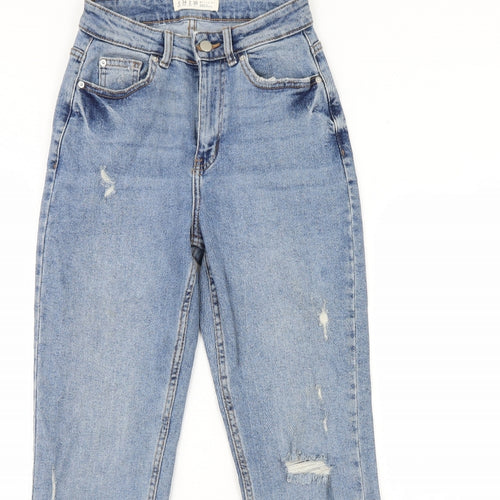 Denim & Co. Womens Blue  Denim Skinny Jeans Size 6 L28 in