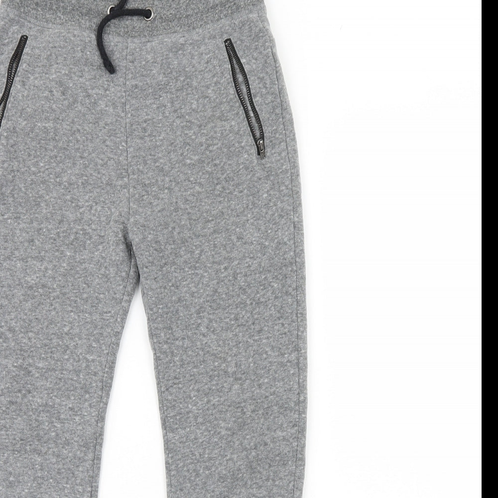Preworn Boys Grey   Jogger Trousers Size 10 Years