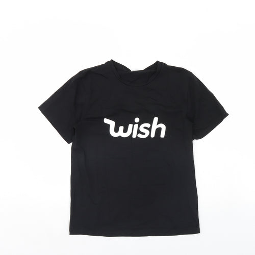 Wish Womens Black   Basic T-Shirt Size S