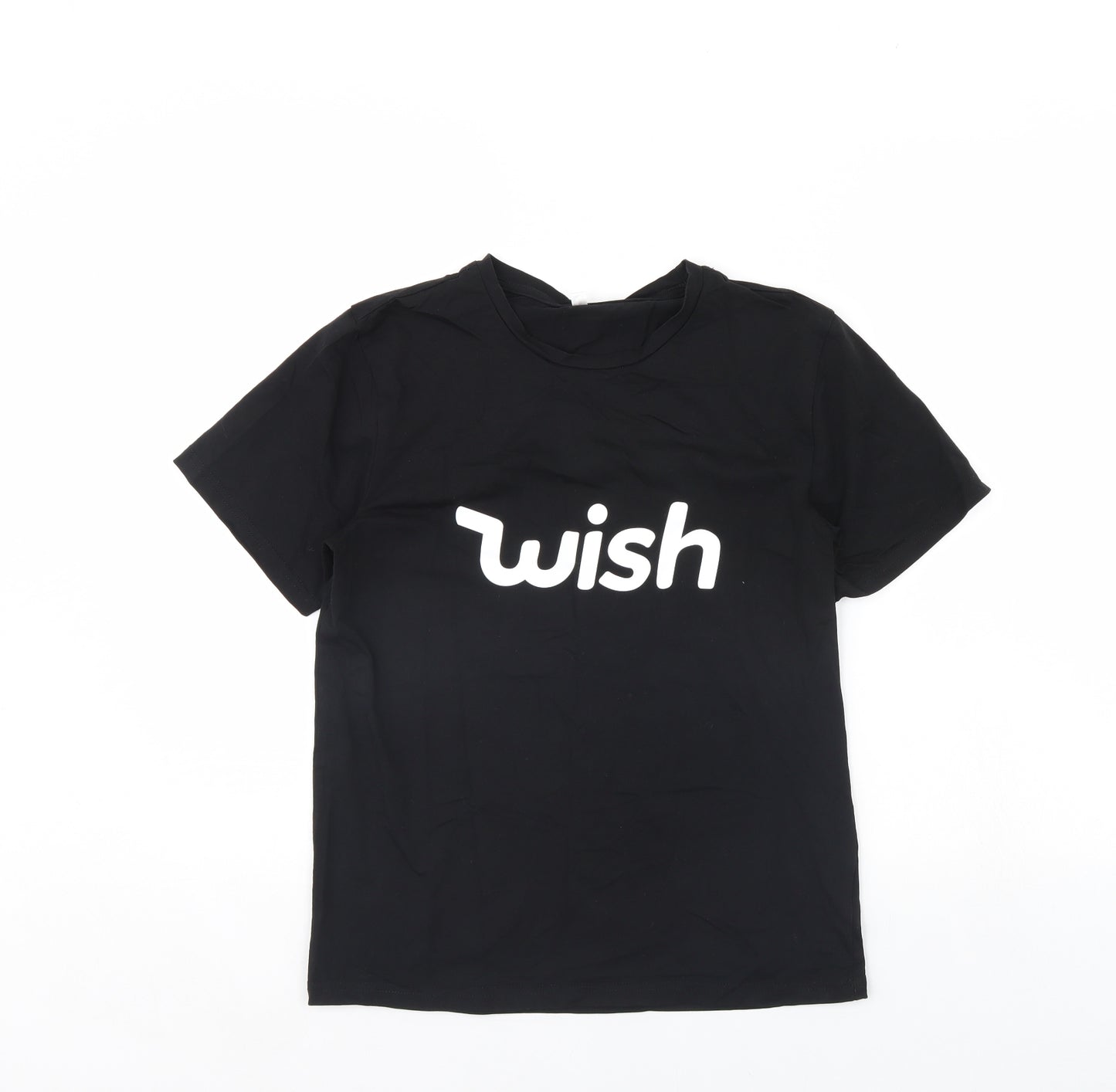 Wish Womens Black   Basic T-Shirt Size S
