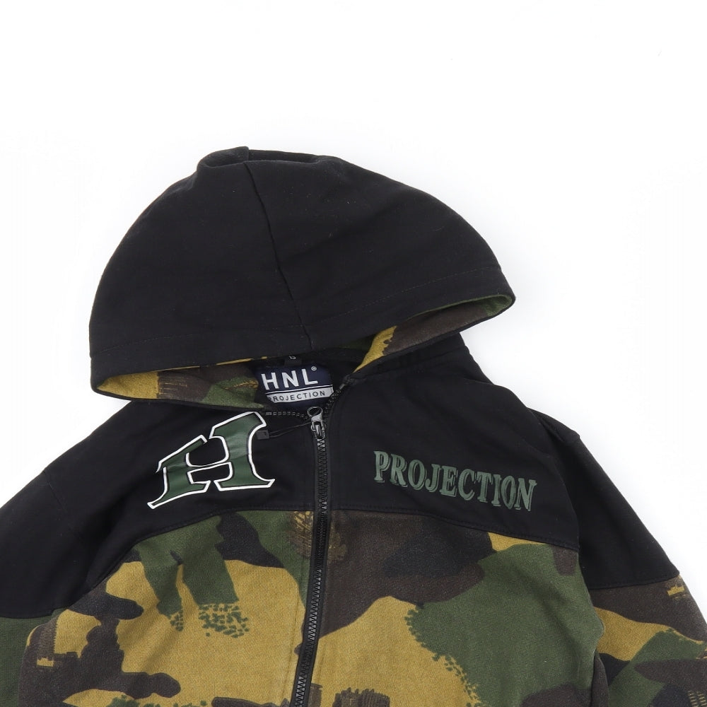 HNL projection Boys Green Camouflage  Jacket  Size 13 Years