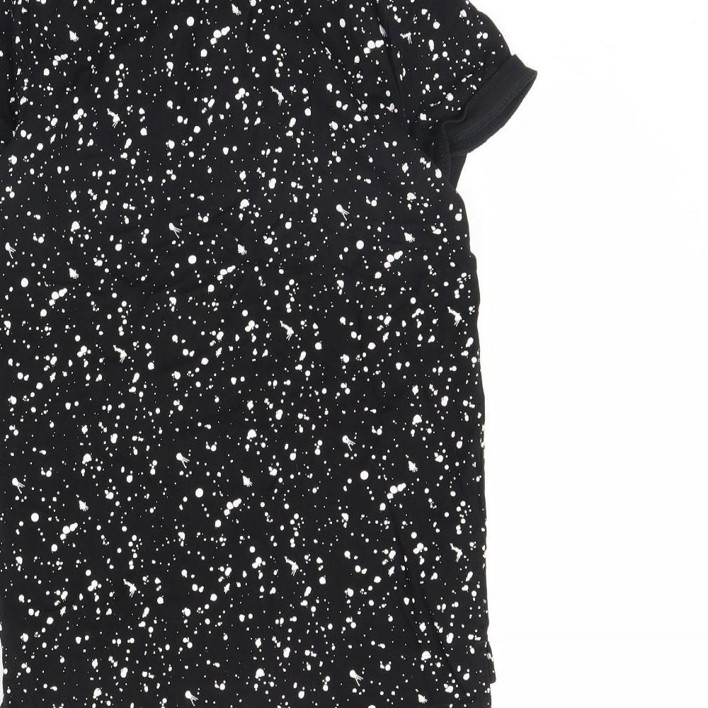 NEXT Boys Black Polka Dot  Basic Polo Size 11 Years