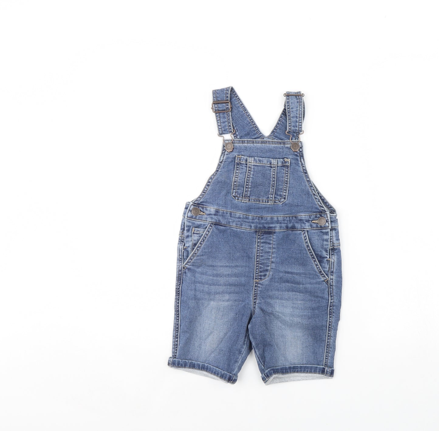 NEXT Girls Blue  Denim Playsuit One-Piece Size 4 Years