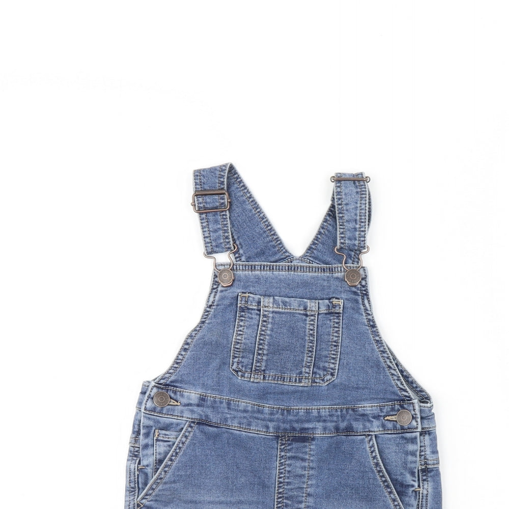 NEXT Girls Blue  Denim Playsuit One-Piece Size 4 Years