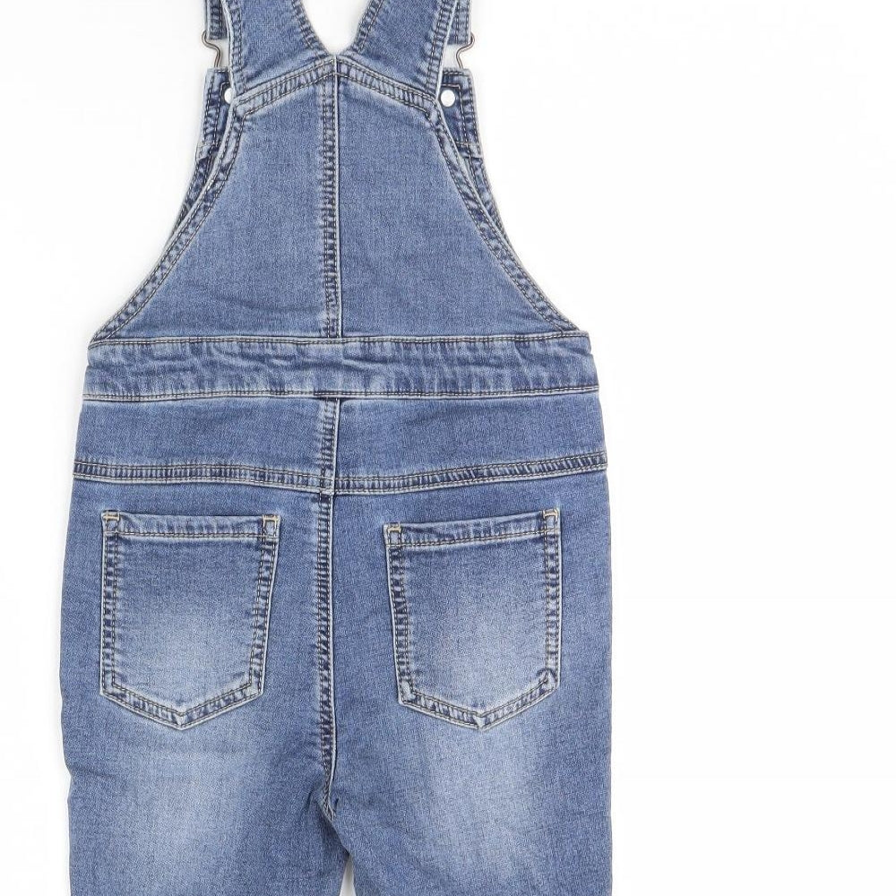 NEXT Girls Blue  Denim Playsuit One-Piece Size 4 Years