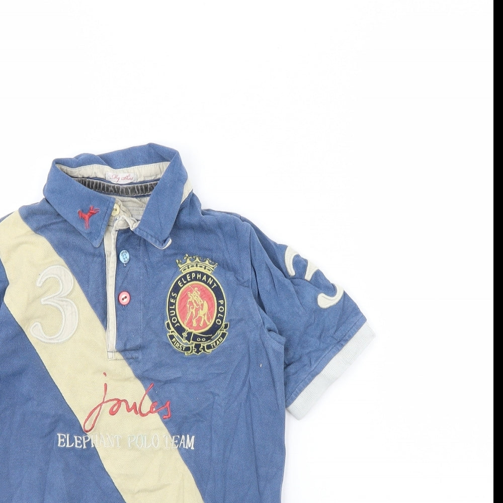 Joules Boys Blue   Basic Polo Size 6 Years