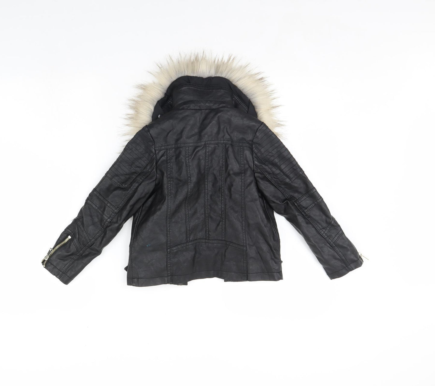 River Island Girls Black   Jacket  Size 6 Years