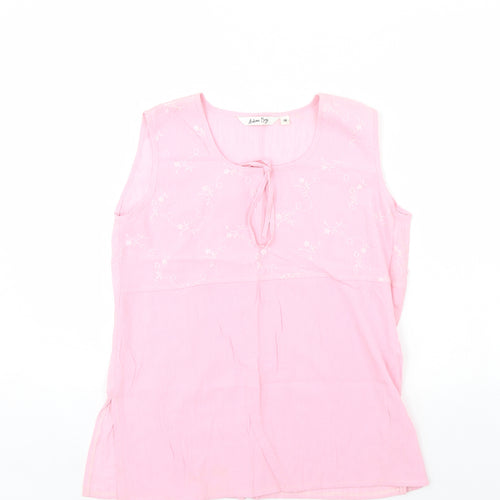 Antonia Bay Womens Pink   Basic Tank Size 10