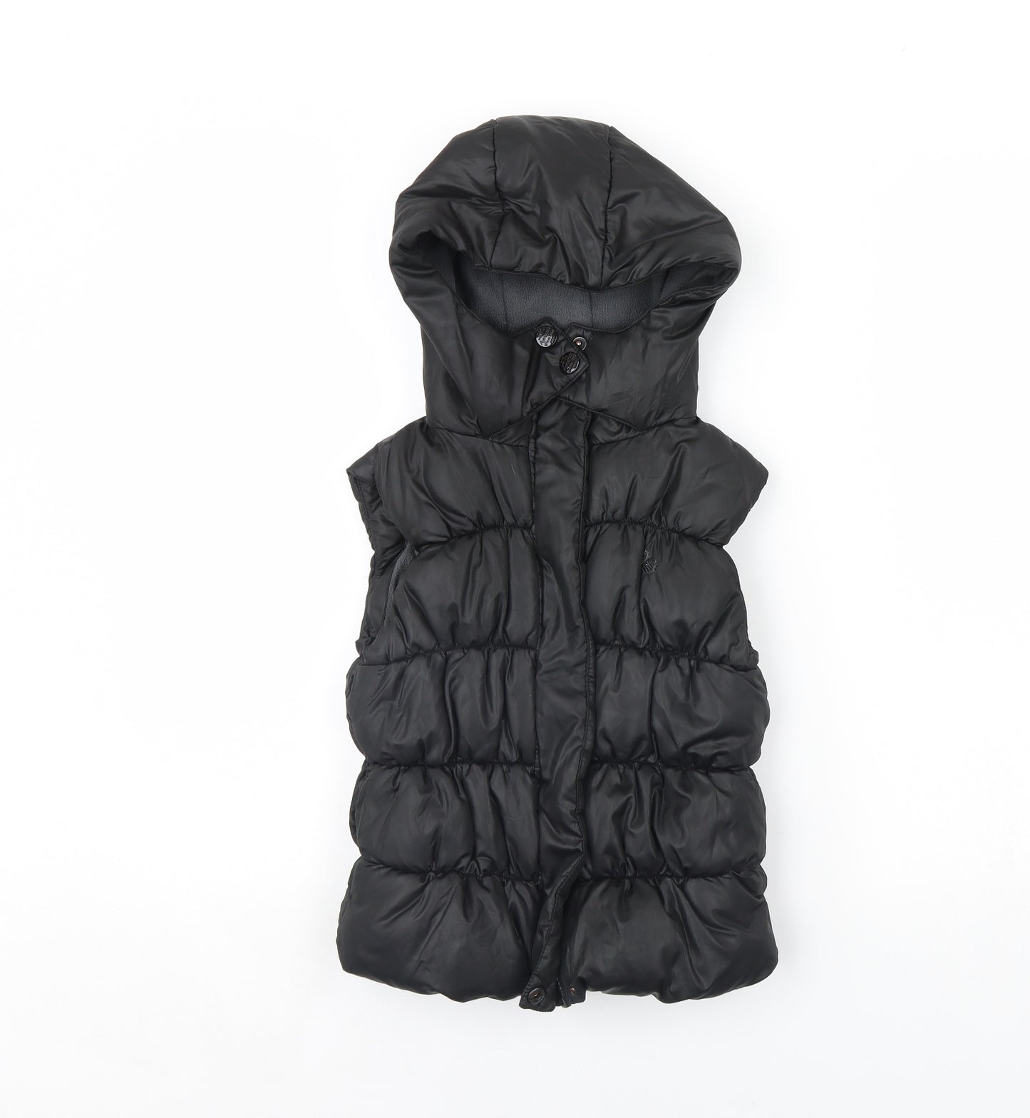 NEXT Girls Black   Gilet Coat Size 7 Years