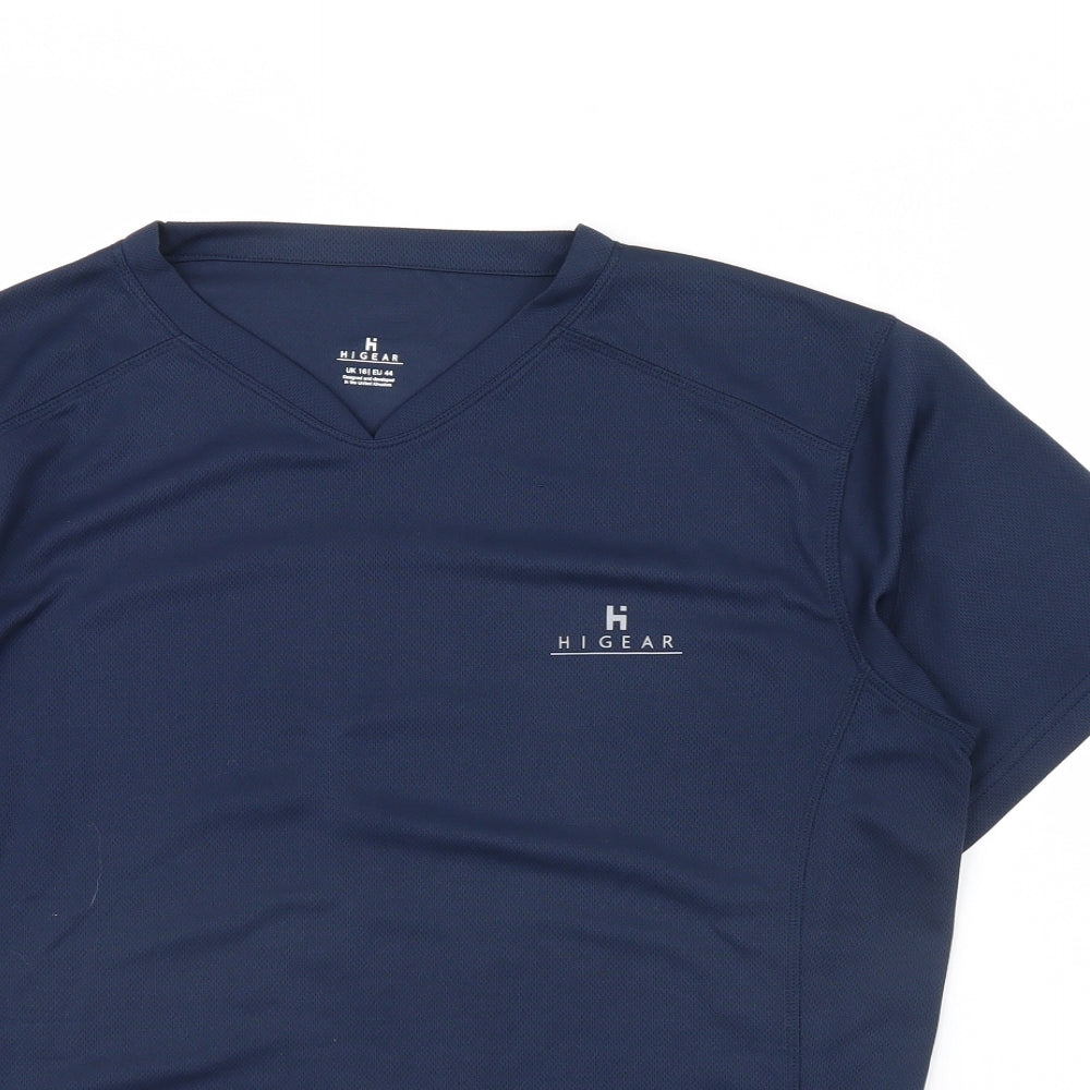 Hi Gear Womens Blue   Basic T-Shirt Size 16