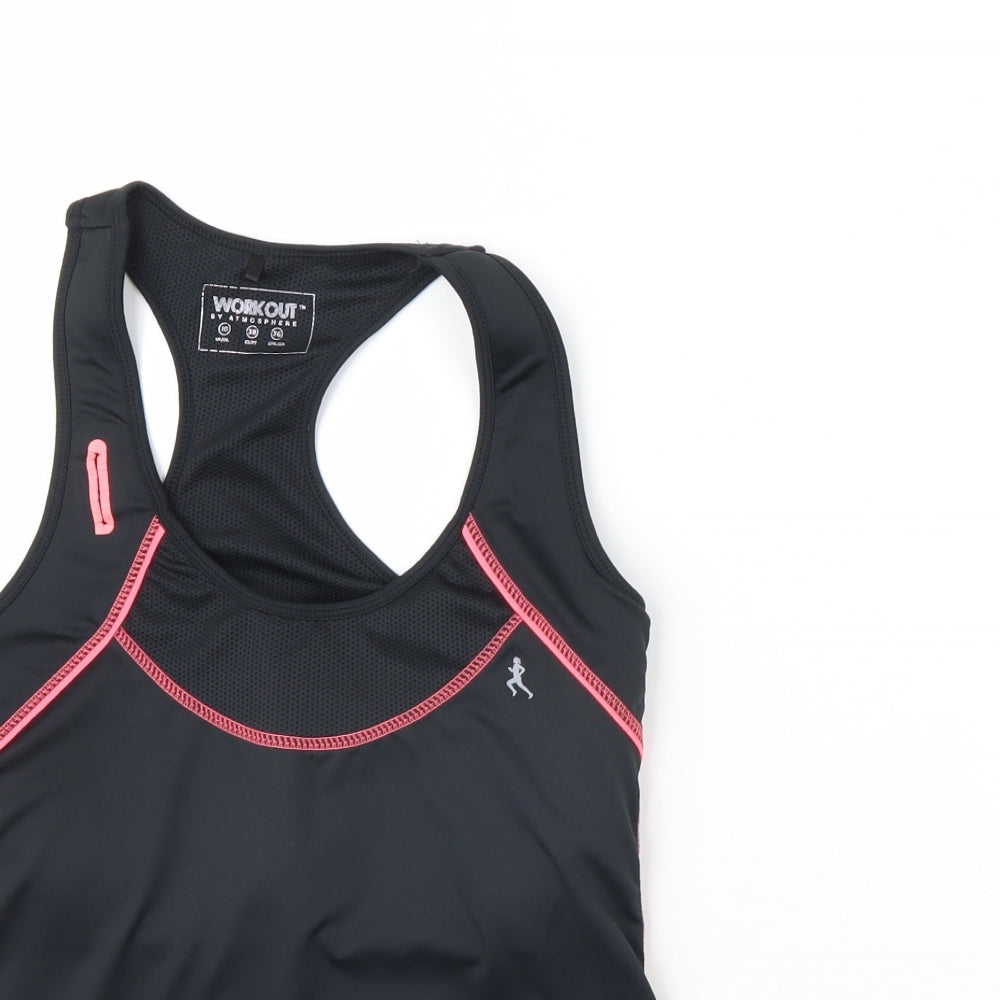 Workout Womens Black   Basic Tank Size 10