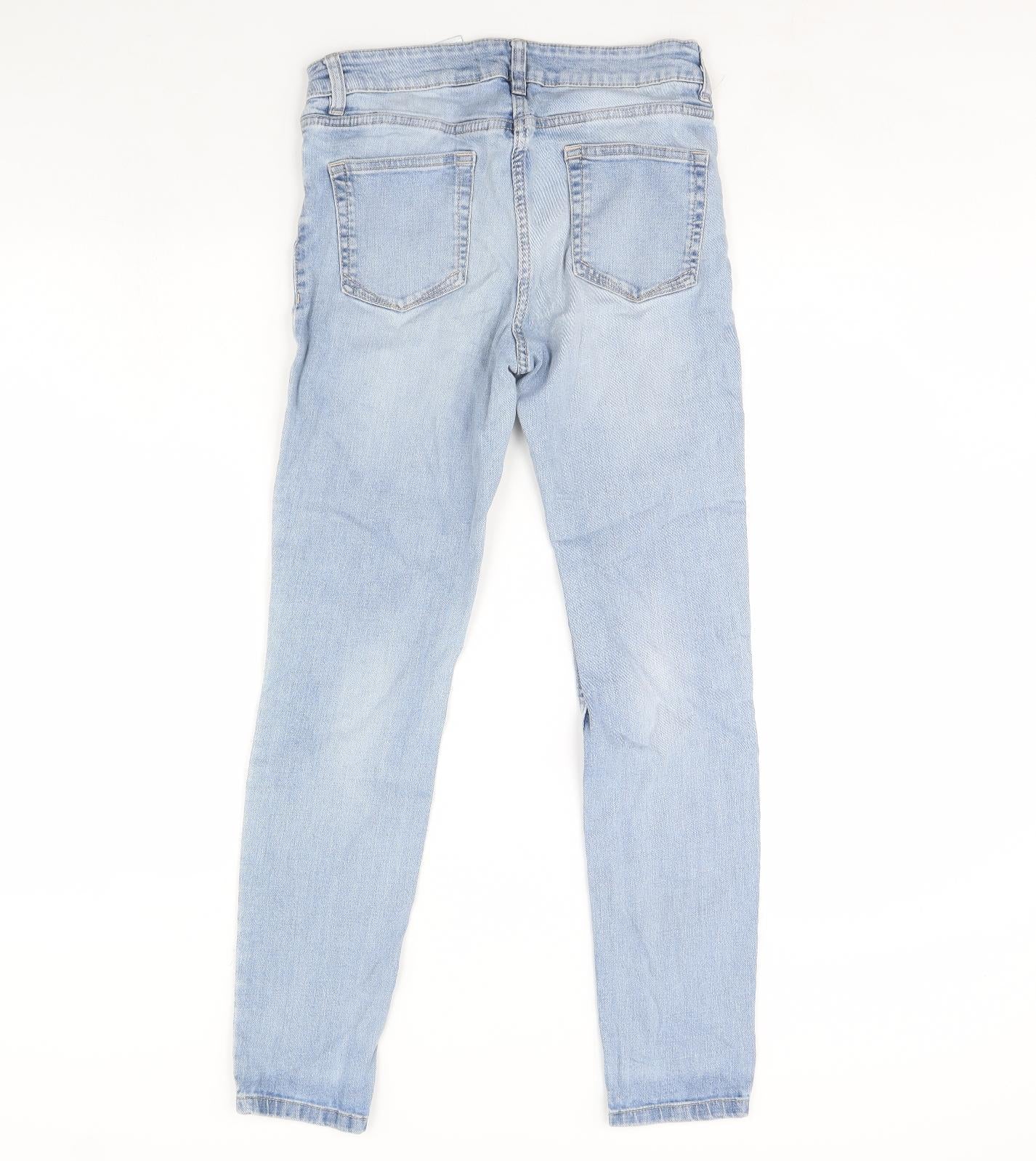 NEXT Womens Blue  Denim Skinny Jeans Size 10 L28 in