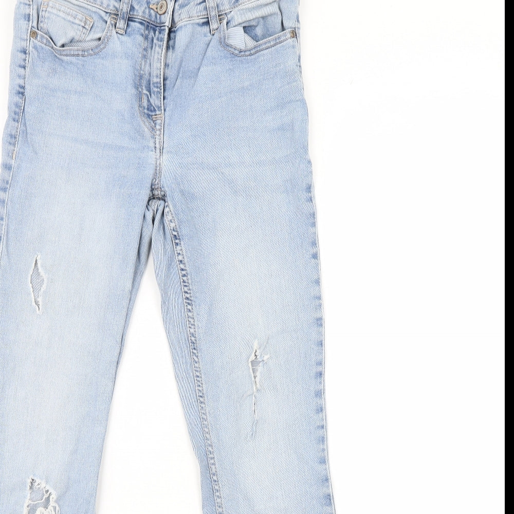 NEXT Womens Blue  Denim Skinny Jeans Size 10 L28 in