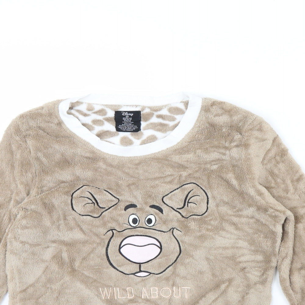 Love to Lounge Womens Beige Solid  Cami Pyjama Top Size XS  - Disney