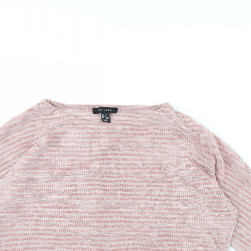 New Look Womens Pink   Pullover Jumper Size S