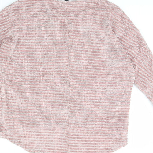 New Look Womens Pink   Pullover Jumper Size S