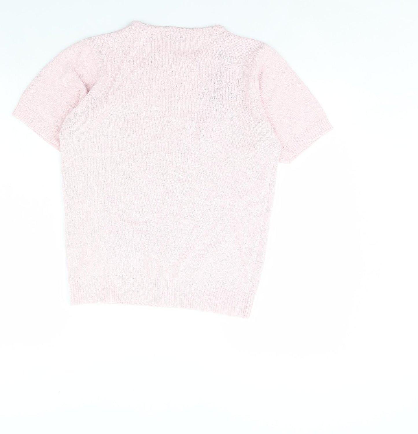 Mia Moda Womens Pink   Pullover Jumper Size S