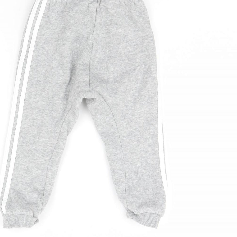 adidas Baby Grey   Jogger Trousers Size 12 Months