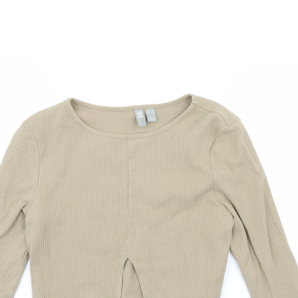 ASOS Womens Beige   Basic Blouse Size 12