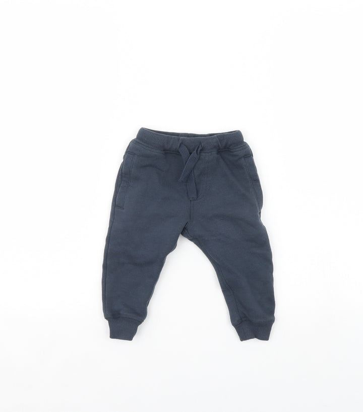 Very Baby Blue Jogger Trousers Size 12 Months
