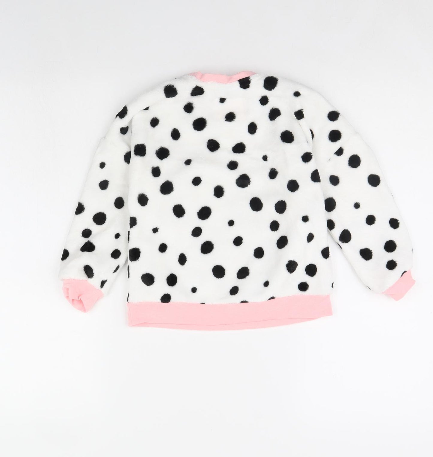 TU Girls White Polka Dot  Cami Pyjama Top Size 5 Years  - 101 Dalmations