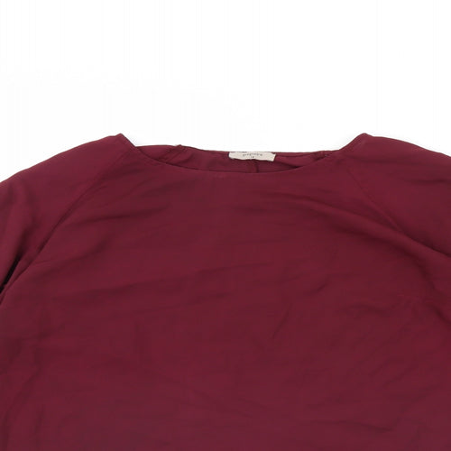 Papaya Womens Red   Basic Blouse Size 18