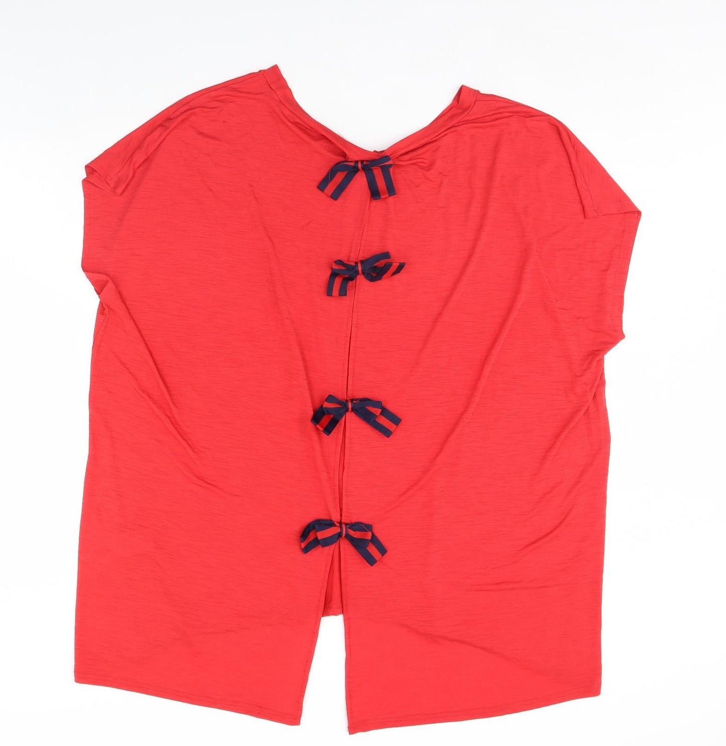 Blue vanilla Womens Red   Basic Blouse Size 20