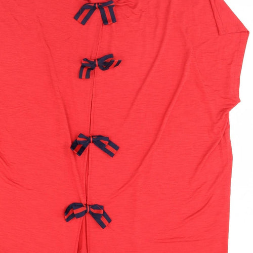 Blue vanilla Womens Red   Basic Blouse Size 20