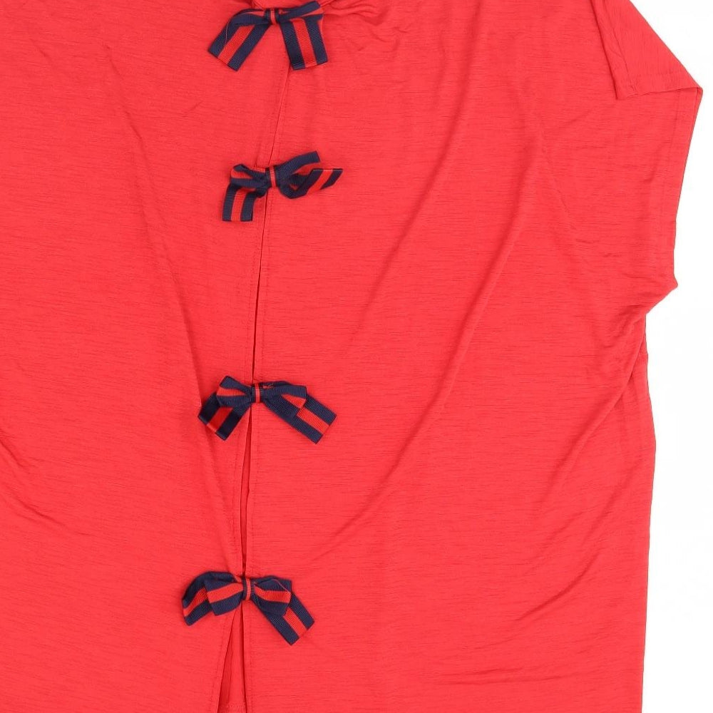 Blue vanilla Womens Red   Basic Blouse Size 20