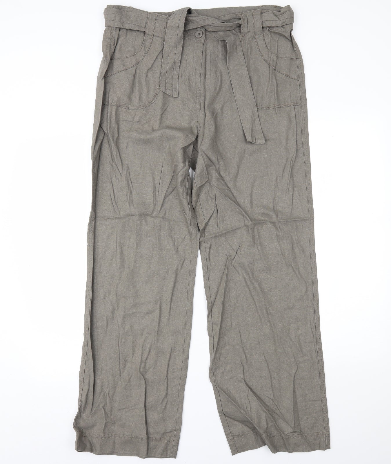 Marks and Spencer Womens Brown   Trousers  Size 16 L27.5 in