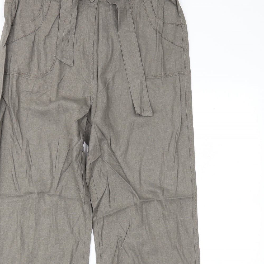 Marks and Spencer Womens Brown   Trousers  Size 16 L27.5 in