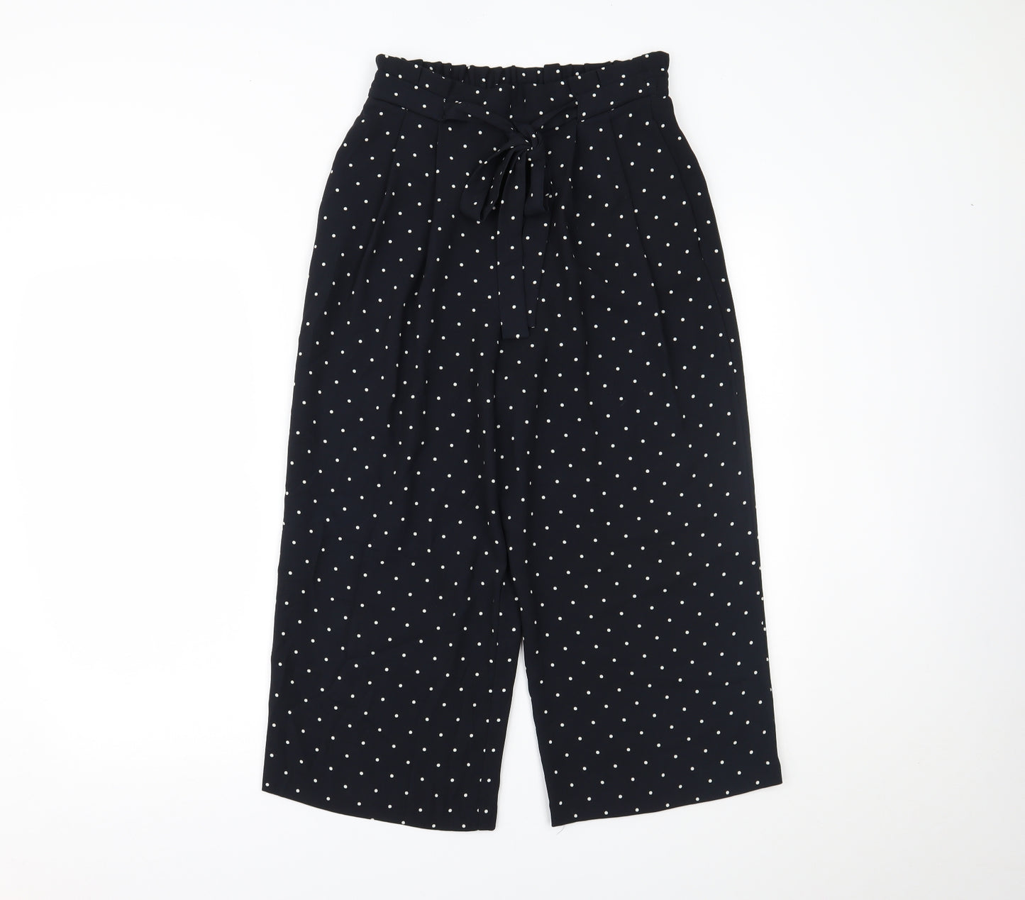 Zara Womens Blue Polka Dot  Trousers  Size S