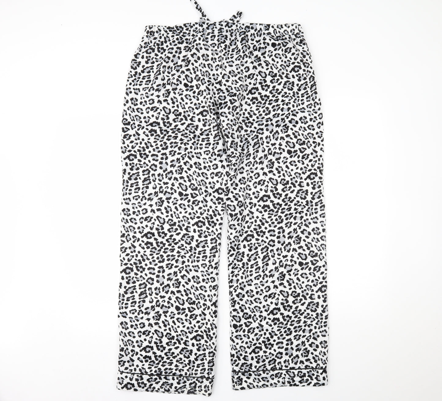 La Senza Womens White Animal Print   Pyjama Pants Size 14