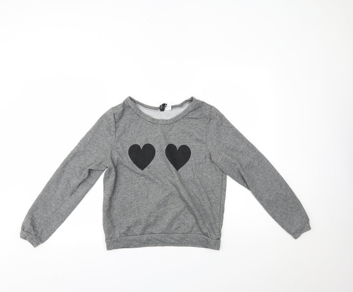 H&M Womens Grey   Basic Blouse Size M